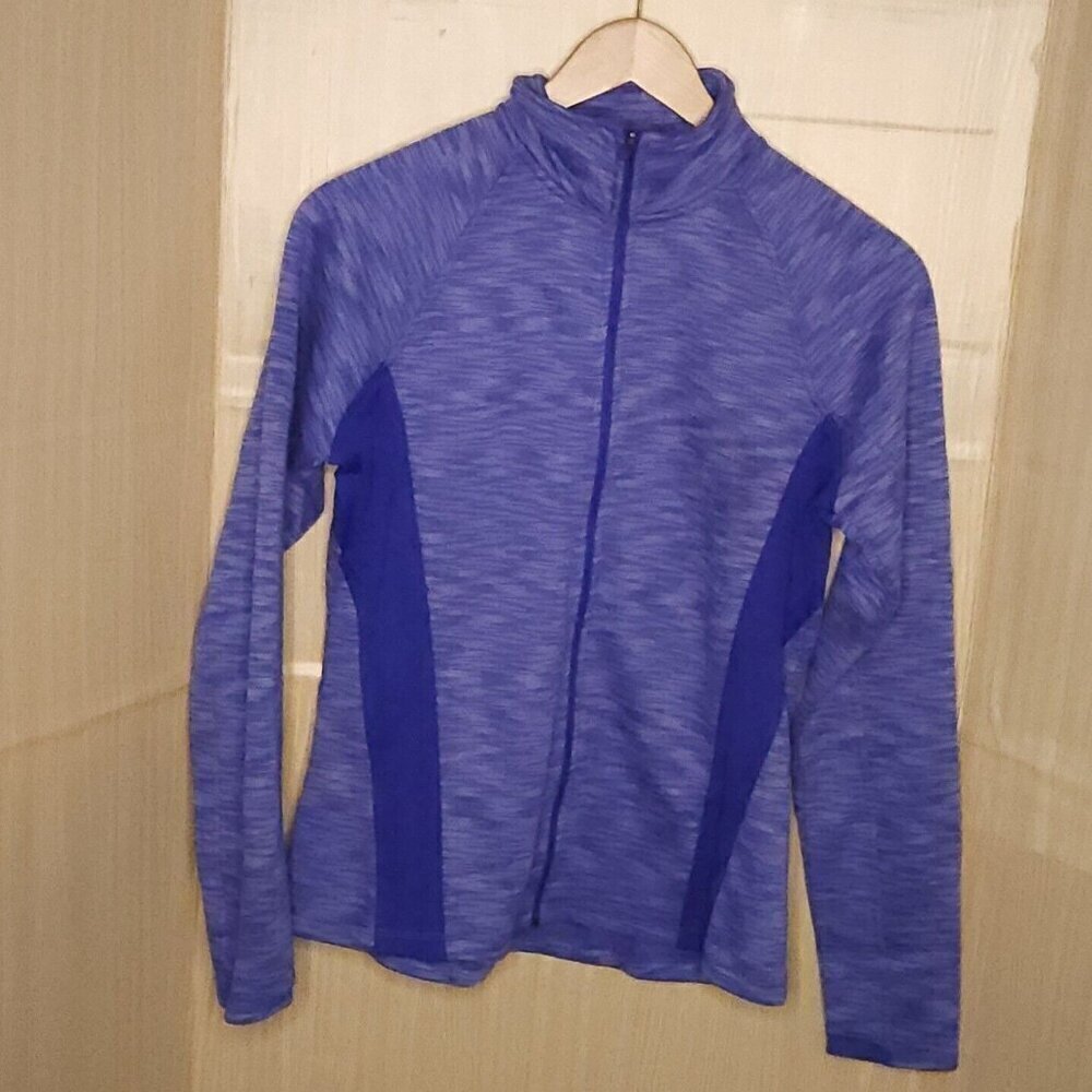 Tek Gear Purple Zip Up Jacket Large
